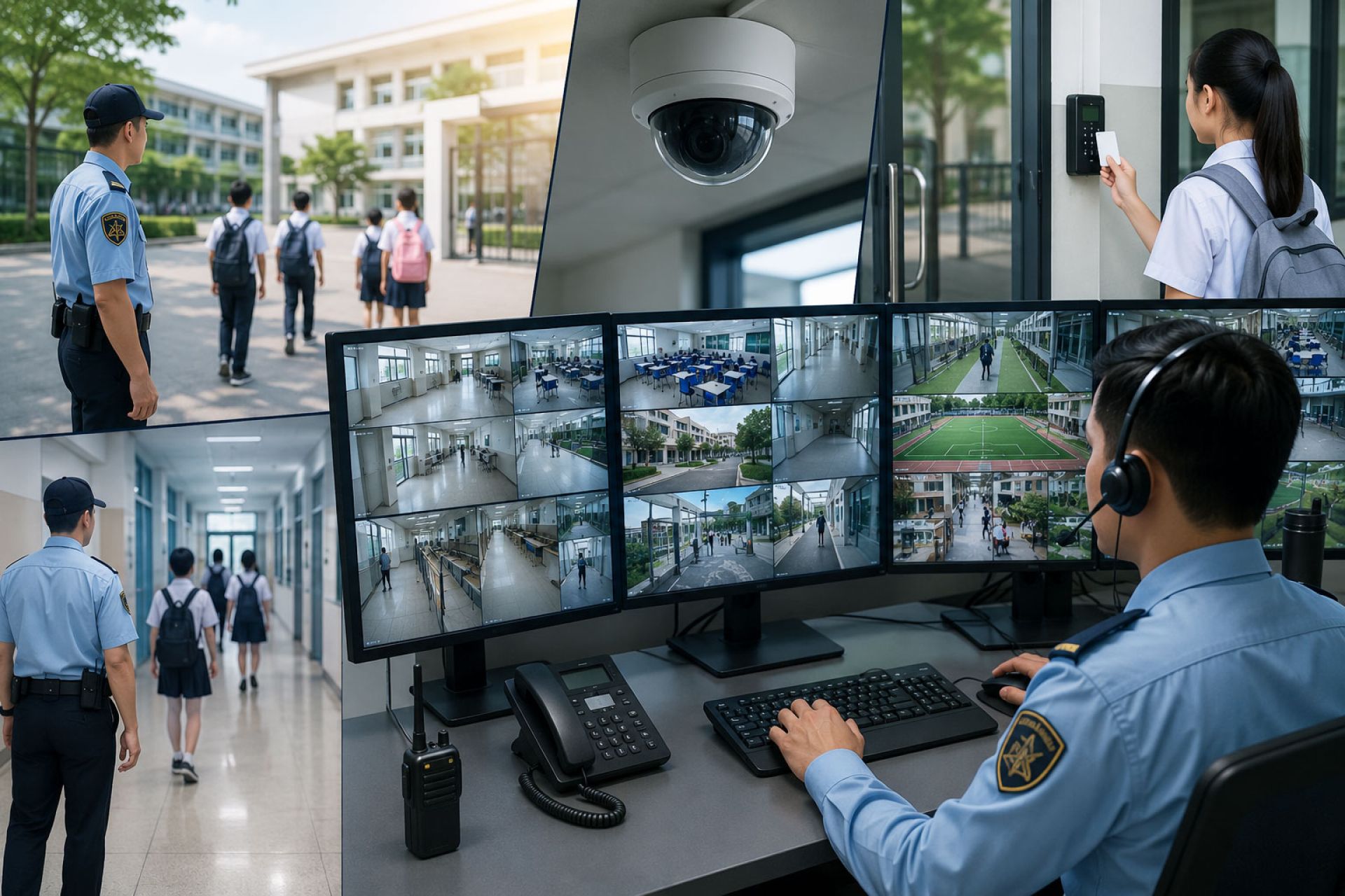 Trường học an toàn không được tạo nên bởi nhiều bảo vệ hơn mà bởi một hệ thống. 